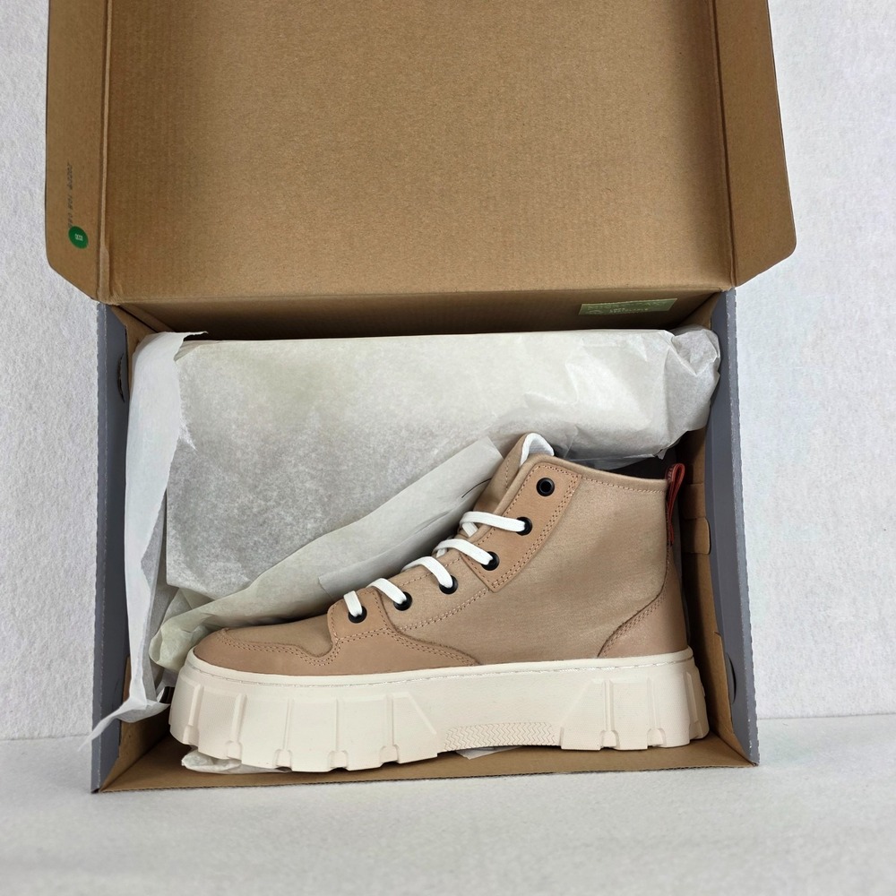 Palladium Pallatower Hi Women's Platform Boots Size 10 Nude Dust New‎ in  Box